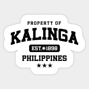 Kalinga - Property of the Philippines Shirt Sticker